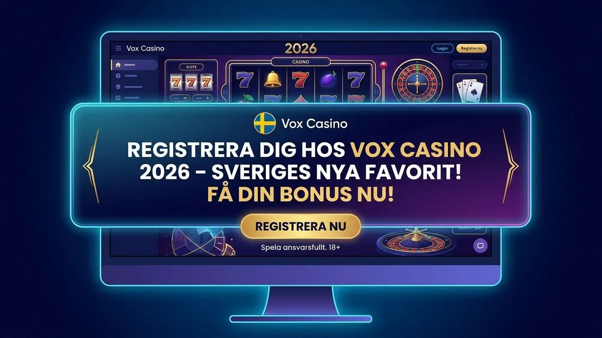 Registrera dig med bonus